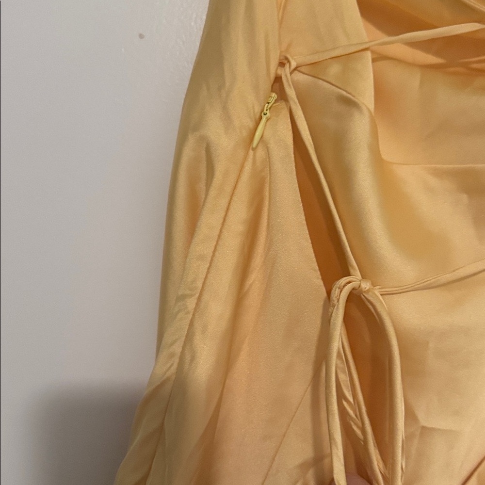Babyboo - misha silky cowl maxi - lemon - medium nwot - Picture 8 of 9